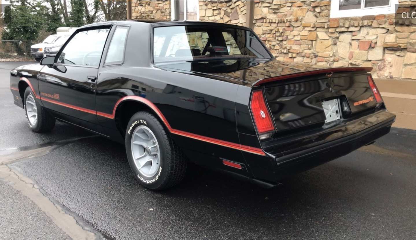 1st Image of a 1986 CHEVROLET MONTE CARLO