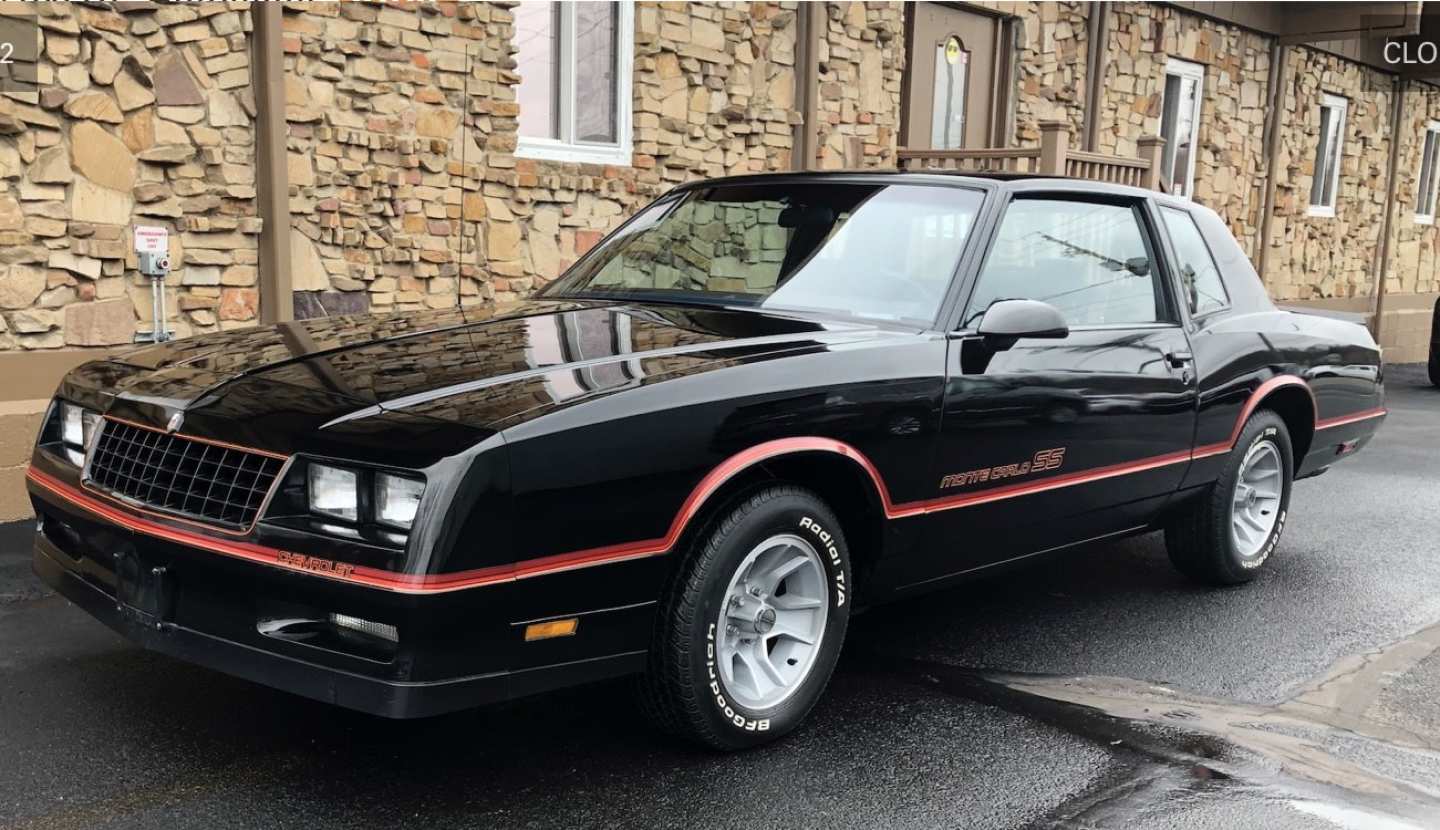 2nd Image of a 1986 CHEVROLET MONTE CARLO