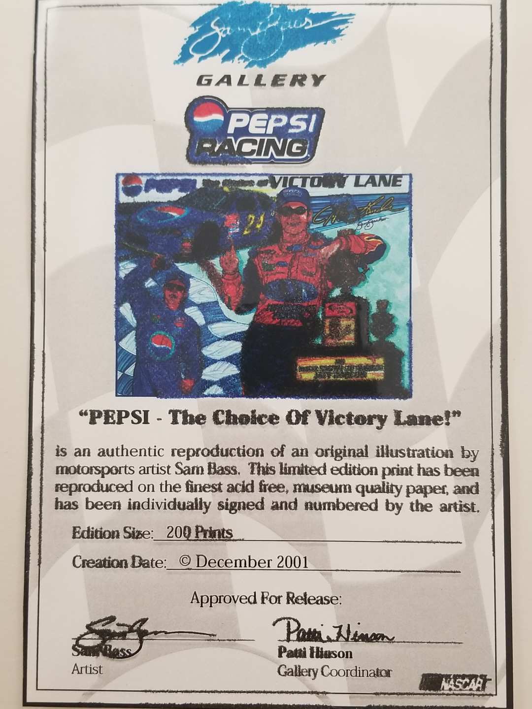 1st Image of a N/A JEFF GORDON 2001 CHAMPIONSHIP