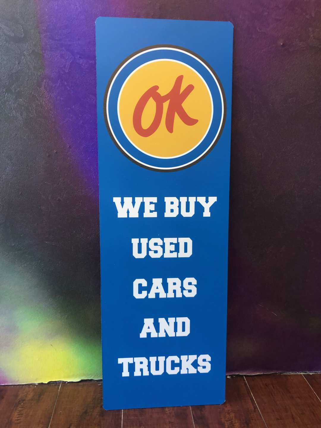 0th Image of a N/A OK USED CARS VINTAGE SIGN
