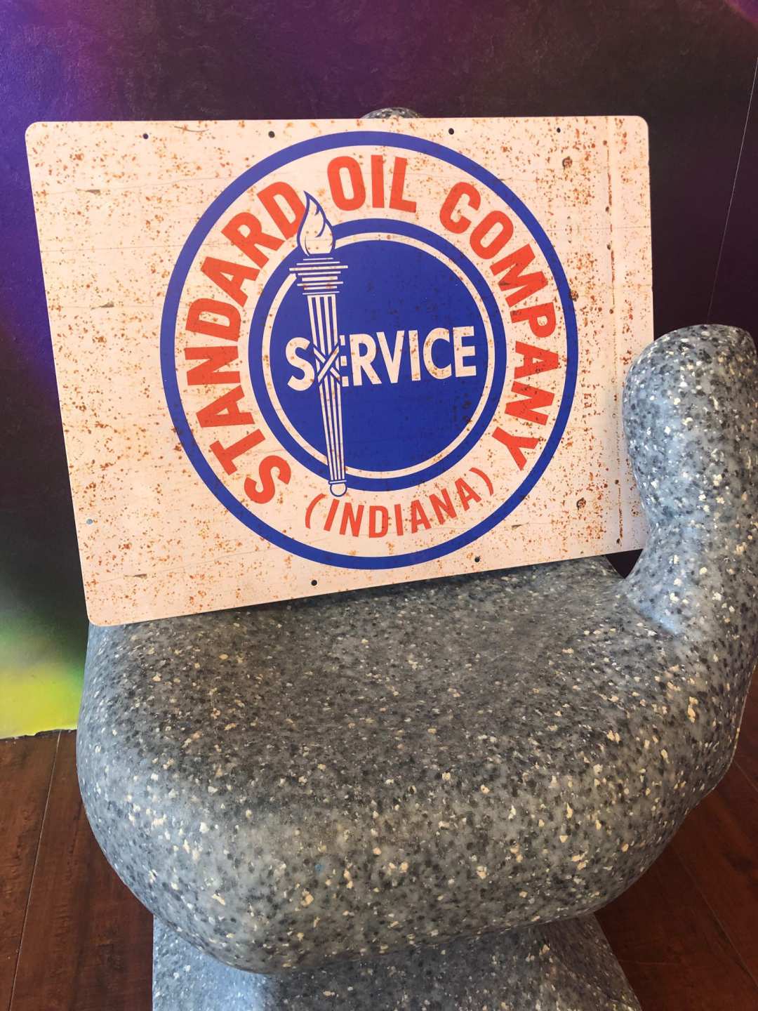 0th Image of a N/A STANDARD OIL COMPANY VINTAGE STEEL SIGN