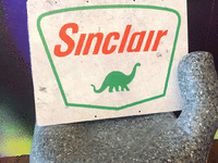 Image 1 of 1 of a N/A SINCLAIR VINTAGE STEEL SIGN