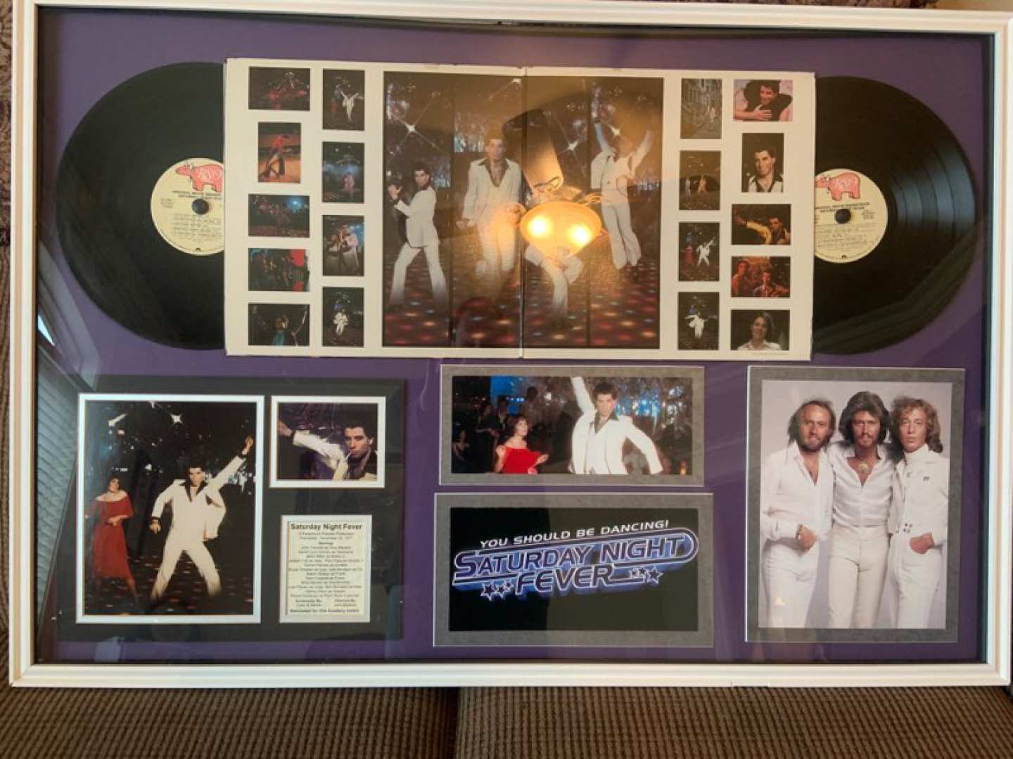 0th Image of a N/A SATURDAY NIGHT FEVER FRAMED MONTAGE