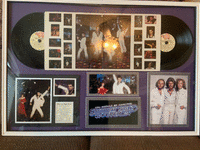 Image 1 of 1 of a N/A SATURDAY NIGHT FEVER FRAMED MONTAGE