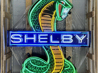 Image 1 of 1 of a N/A SHELBY SNAKE NEON SIGN