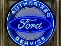 Image 1 of 1 of a N/A FORD SERVICE NEON SIGN