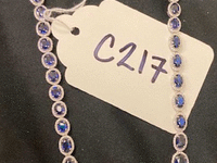 Image 2 of 2 of a N/A NECKLACE DIAMOND AND SAPPHIRE