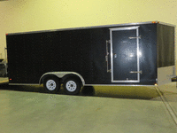 Image 1 of 10 of a 2012 LARK ENCLOSED TRAILER