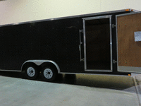 Image 4 of 10 of a 2012 LARK ENCLOSED TRAILER