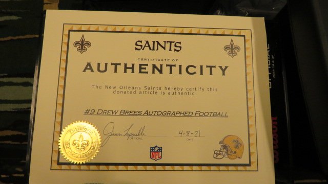 2nd Image of a N/A NEW ORLEANS SAINTS #9 DREW BREES
