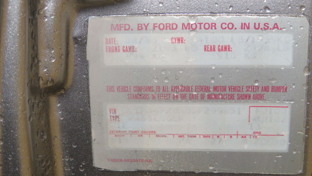 6th Image of a 1986 FORD MUSTANG LX