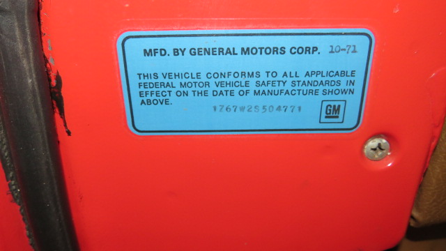 3rd Image of a 1972 CHEVROLET CORVETTE