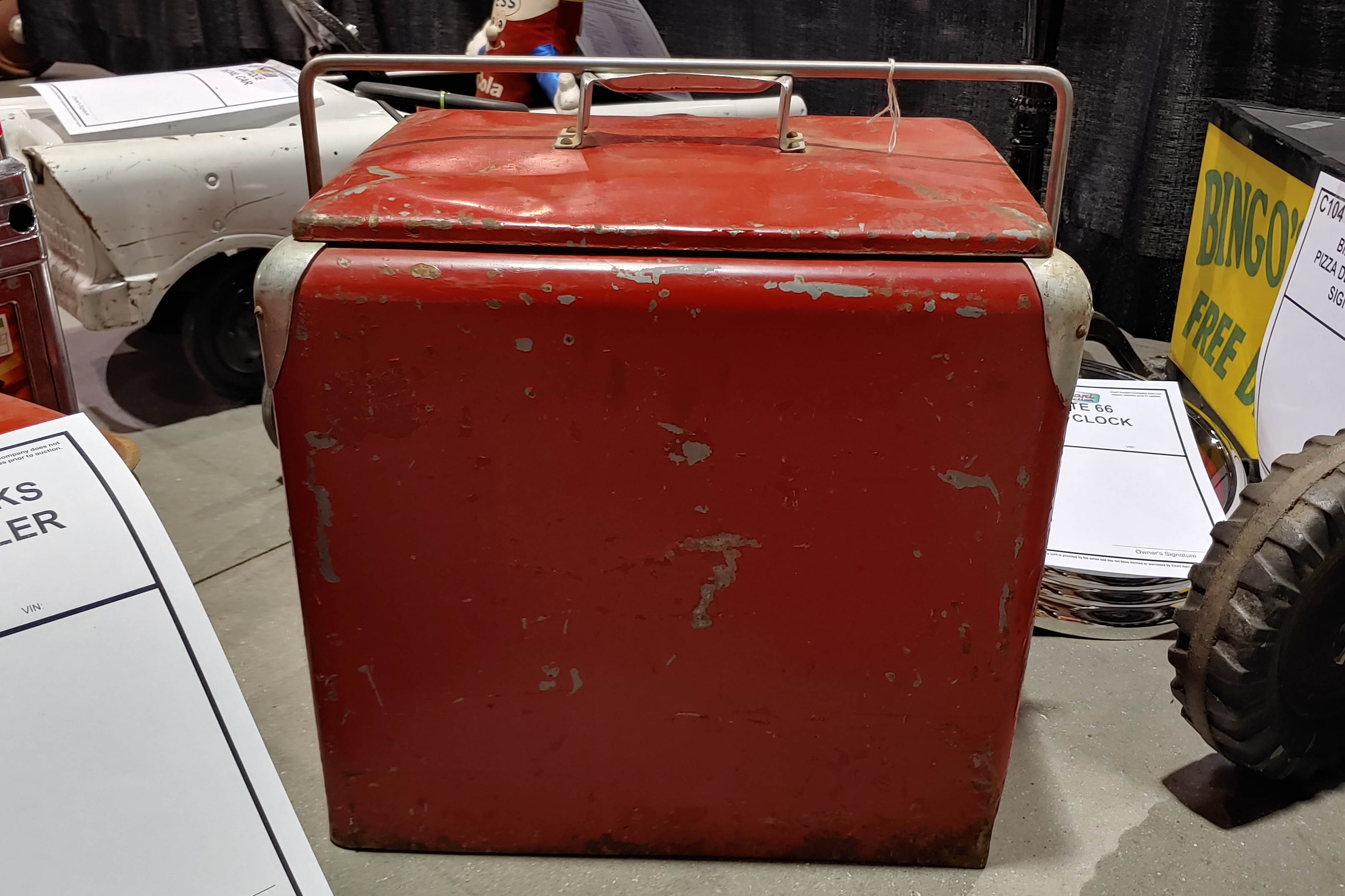 0th Image of a N/A ICE COLD DRINKS VINTAGE COOLER