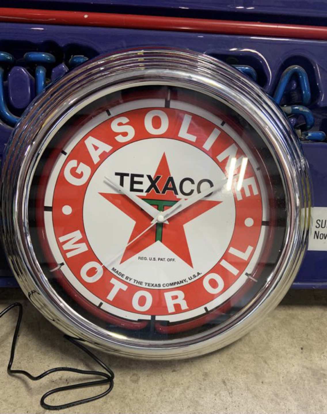 0th Image of a N/A TEXACO MOTOR OIL LIGHTED SIGN