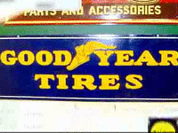 Image 1 of 1 of a N/A GOODYEAR TIRES METAL SIGN