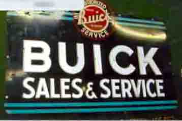 0th Image of a N/A BUICK DEALERSHIP METAL SIGN