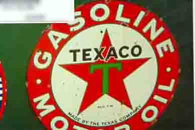 0th Image of a N/A TEXACO STAR METAL SIGN