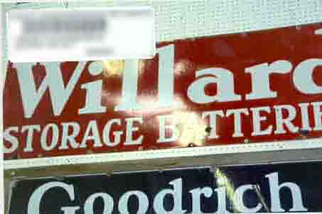 0th Image of a N/A WILLARD METAL SIGN