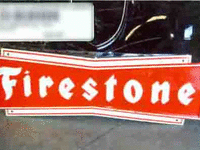 Image 1 of 1 of a N/A FIRESTONE METAL SIGN