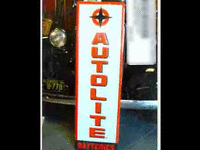 Image 1 of 1 of a N/A AUTOLITE BATTERIES METAL SIGN