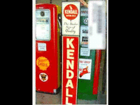 Image 1 of 1 of a N/A KENDALL MOTOR OIL METAL SIGN