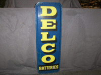 Image 1 of 1 of a N/A DELCO BATTERIES SIGN