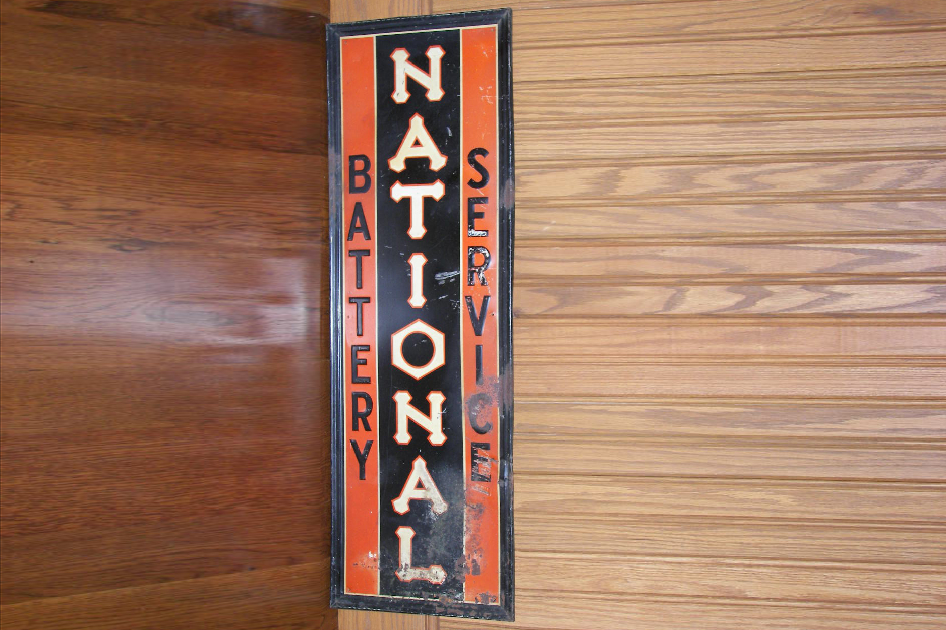 0th Image of a N/A NATIONAL BATTERY METAL SIGN