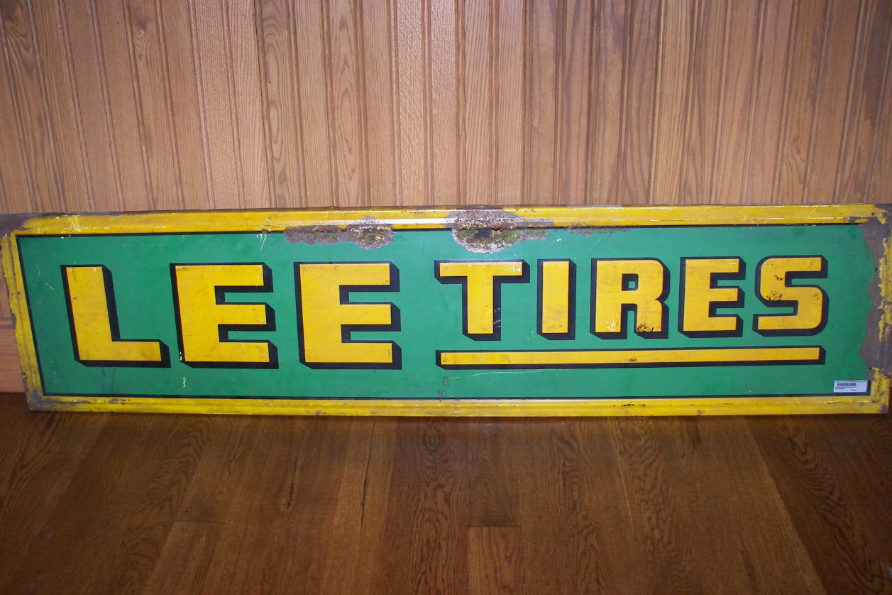 0th Image of a N/A LEE TIRES METAL SIGN