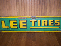 Image 1 of 1 of a N/A LEE TIRES METAL SIGN