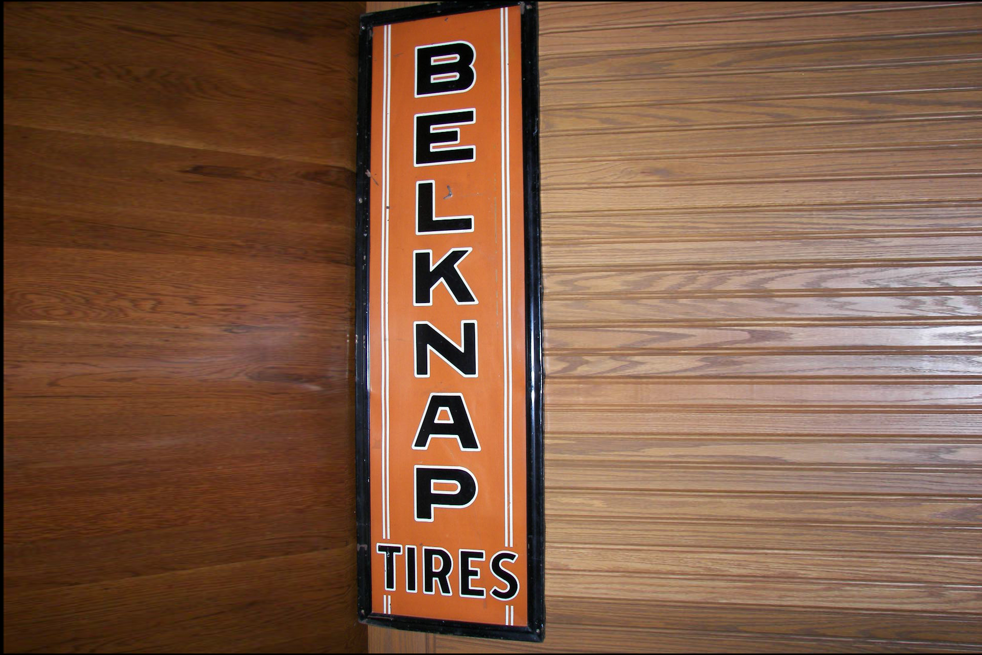 0th Image of a N/A BELKNAP TIRES METAL SIGN