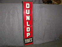 Image 1 of 1 of a N/A DUNLOP TIRES METAL SIGN