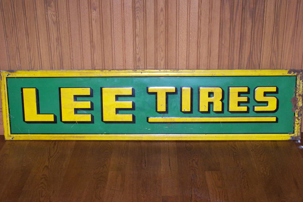 0th Image of a N/A LEE TIRES METAL SIGN