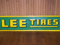 Image 1 of 1 of a N/A LEE TIRES METAL SIGN