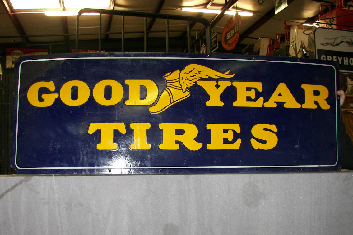 0th Image of a N/A GOODYEAR TIRES METAL SIGN