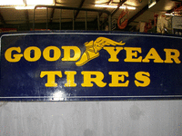 Image 1 of 1 of a N/A GOODYEAR TIRES METAL SIGN