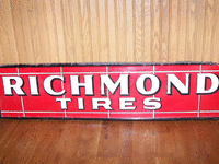 Image 1 of 1 of a N/A RICHMOND TIRES METAL SIGNS