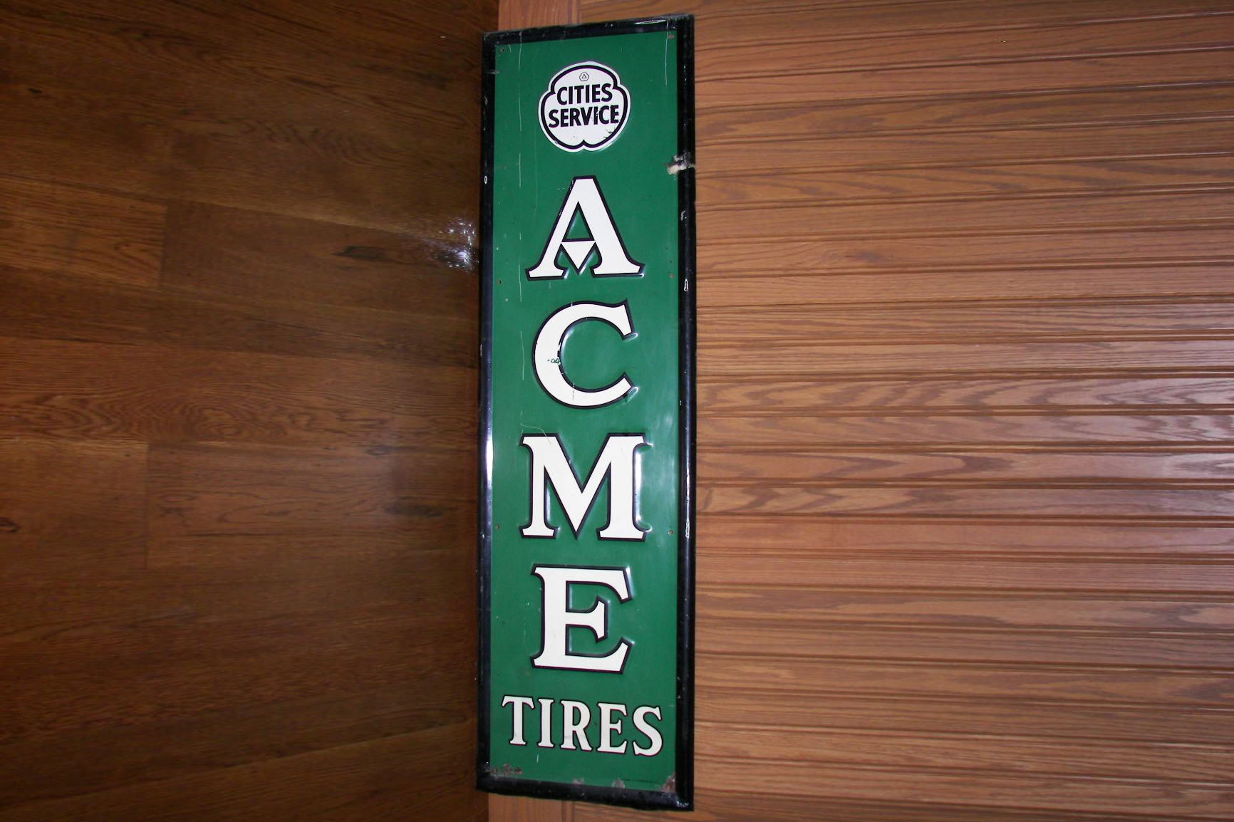 0th Image of a N/A ACME TIRES METAL SIGN