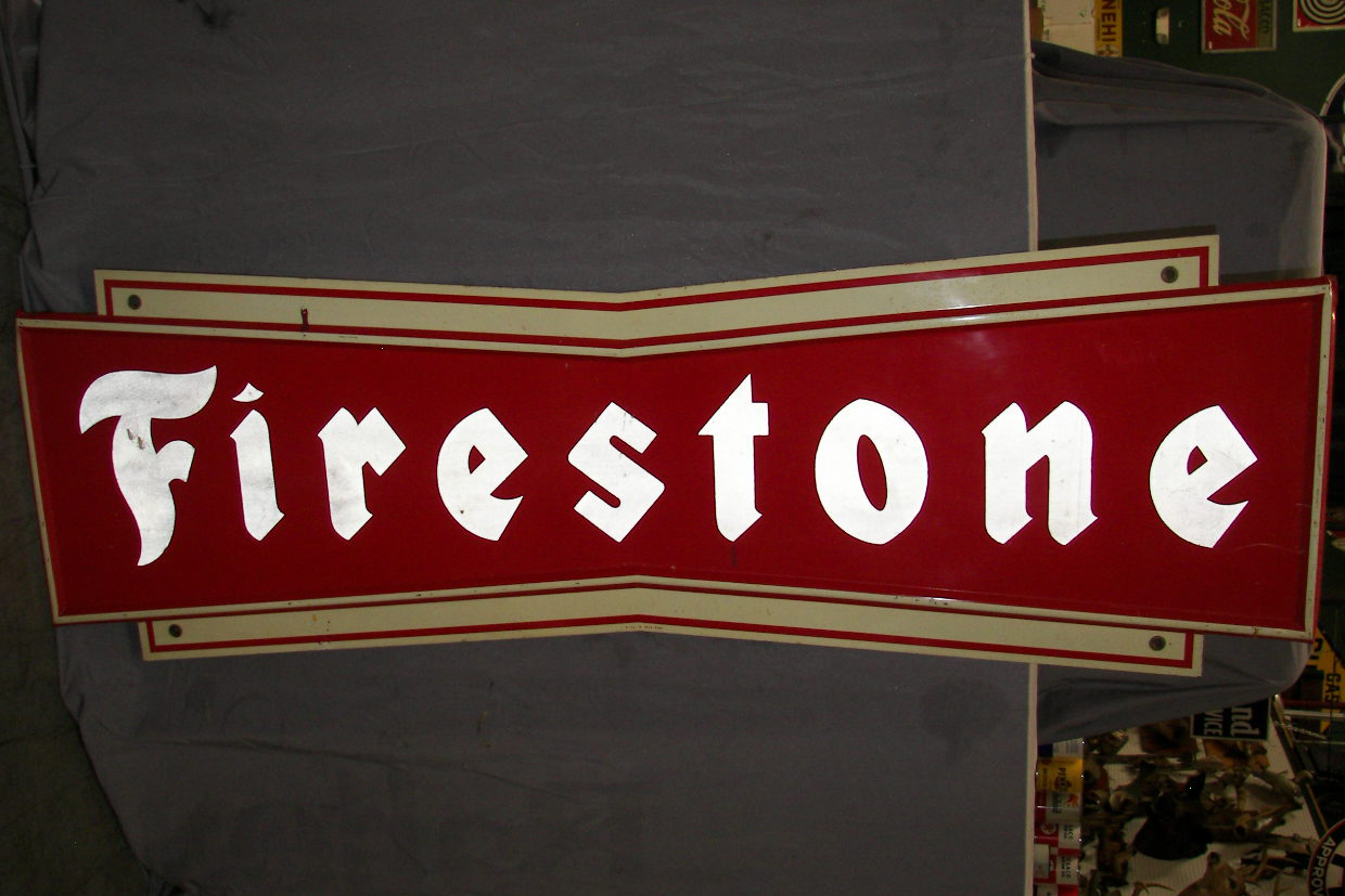 0th Image of a N/A FIRESTONE METAL SIGN