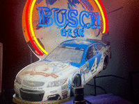 Image 1 of 2 of a 2016 ANHEUSER BUSCH KEVIN KARVICK NEON SIGN