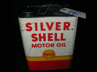 Image 1 of 1 of a N/A SHELL MOTOR OIL 2 GALLON CAN