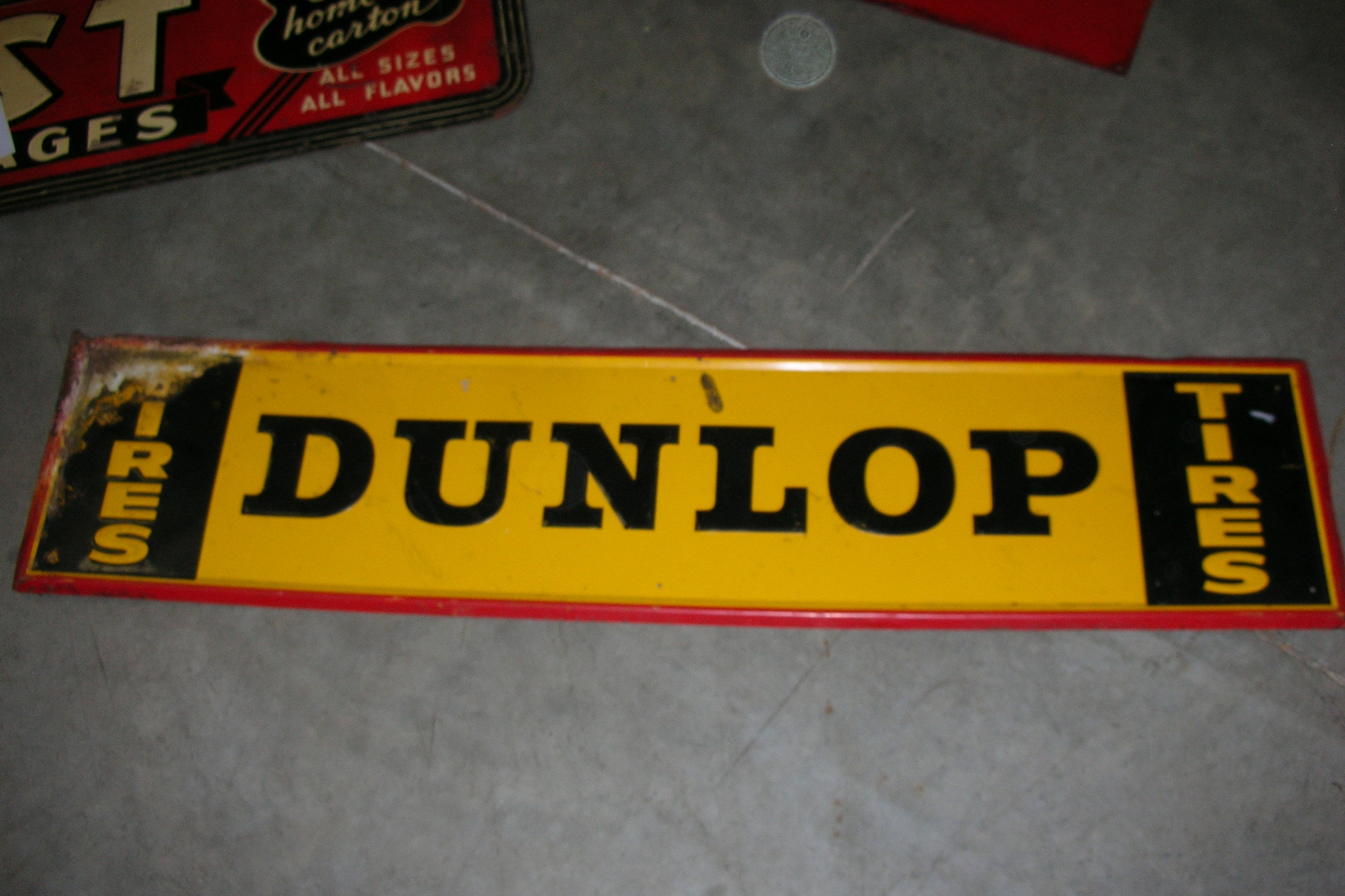 0th Image of a N/A DUNLOP TIRES SIGN