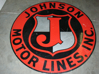 Image 1 of 1 of a N/A JOHNSON MOTOR LINES ROUND SIGN