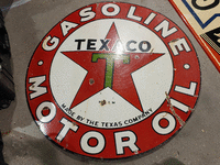 Image 1 of 1 of a N/A TEXACO GASOLINE GASOLINE & MOTOR OIL