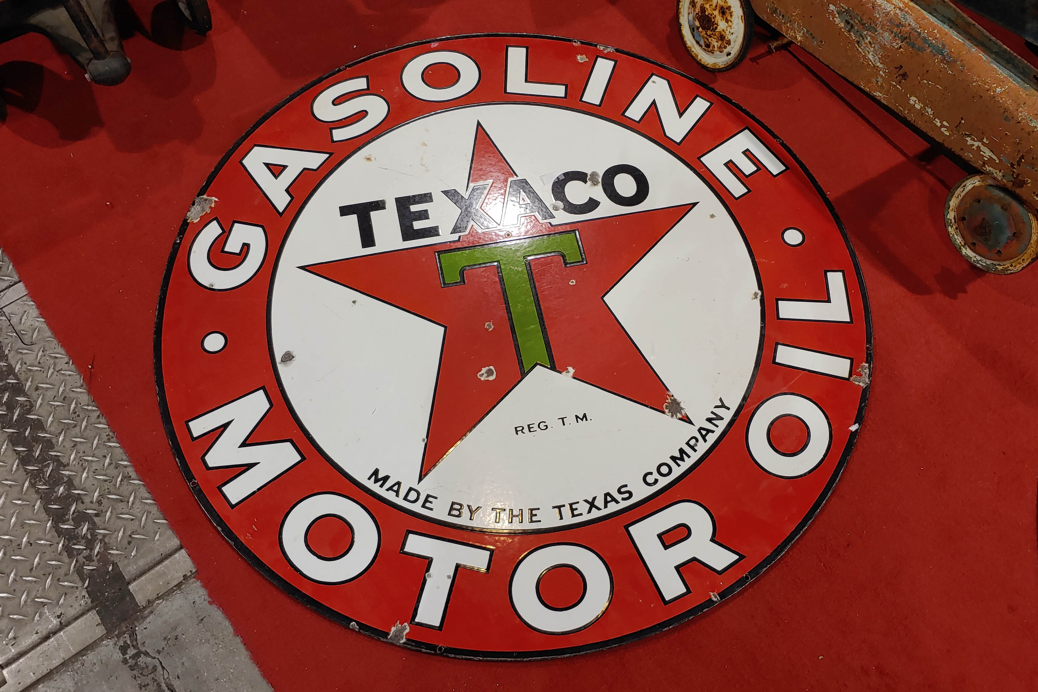 0th Image of a N/A TEXACO GASOLINE & MOTOR OIL