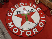 Image 1 of 1 of a N/A TEXACO GASOLINE & MOTOR OIL