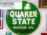 Image 1 of 1 of a N/A QUAKER STATE BUBBLE SIGN