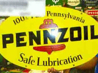 Image 1 of 1 of a N/A PENNZOIL METAL SIGN