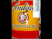 Image 1 of 1 of a N/A INDIAN MOTORCYCLE METAL SIGN