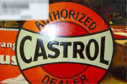 0th Image of a N/A CASTROL DEALER METAL SIGN