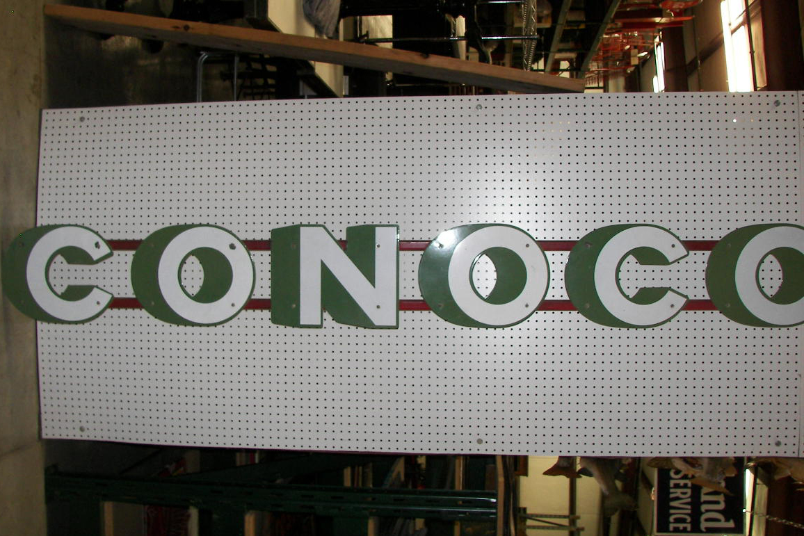 0th Image of a N/A CONOCO METAL SIGN TANKER TRUCK LETTERS